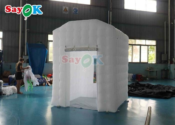 چادر هوایی سفید قابل انفجار قابل حمل سبک وزن در فضای باز قابل انفجار چادر گنبد خانگی برای یوگا