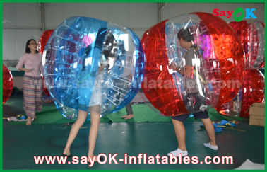بازی‌های باغ بادی کوئین سایز PVC / TPU بازی‌های ورزشی بادی Bubble Ball Soccer