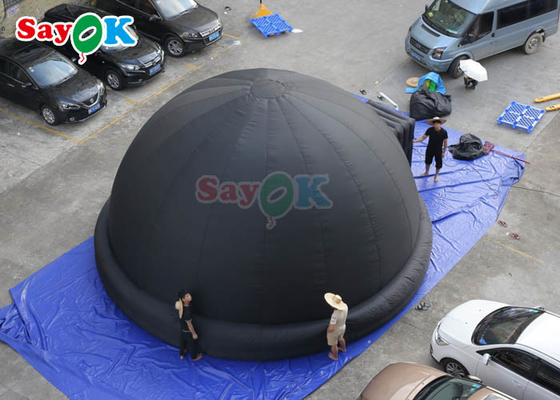 چادر پلنتاریوم قابل انفجار برای نمایش فیلم 360 فیلم در فضای باز چادر گنبد