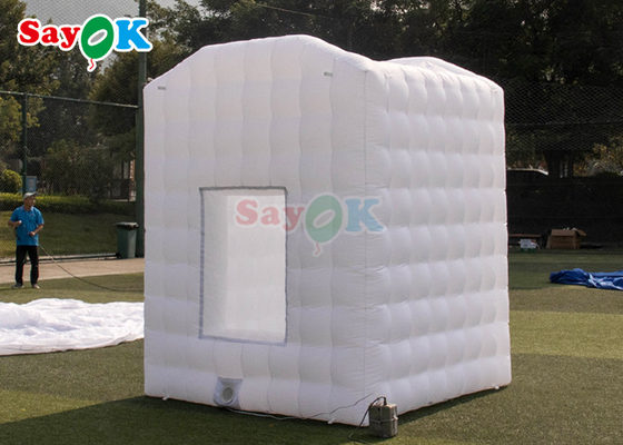 چادر هوت یوگا گنبد سفید قابل انفجار برای خانه اتاق یوگا شخصی قابل حمل