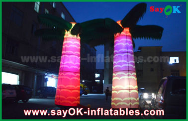 تزئینات نورپردازی بادی سفارشی سفید با چراغ تزئینی با بادکنک هوای SGS