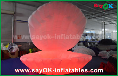 16 رنگارنگ LED Shell Inflatable دکوراسیون نورپردازی ماندگار برای مرحله / عروسی