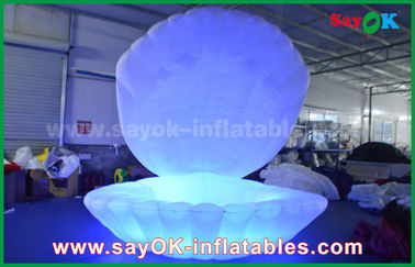 16 رنگارنگ LED Shell Inflatable دکوراسیون نورپردازی ماندگار برای مرحله / عروسی