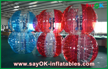 بازی های بادی ساحلی TPU / PVC بازی های ورزشی بادی سفارشی , حباب های فوتبال حباب ROHS