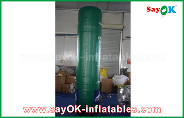 ستون LED Inflatable سفارشی با چاپ کامل، لوله های تبلیغاتی بادی