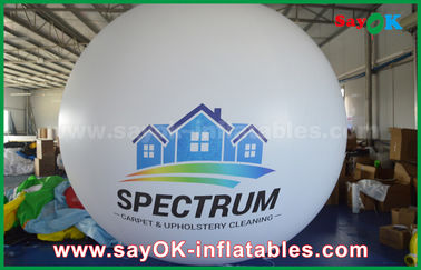 غولپیکر 2m DIA PVC سفید بادکنک هلیم بادی برای تبلیغات در فضای باز