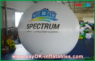 غولپیکر 2m DIA PVC سفید بادکنک هلیم بادی برای تبلیغات در فضای باز