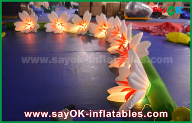 8m طولانی نایلون تزئینات نورپردازی بادوام لیلی گل Chai برای عروسی