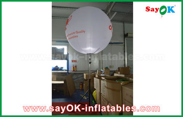 سفارشی 1.5M DIA تزئینات نورپردازی بادی برای تبلیغات، پایه بالون با سه پایه
