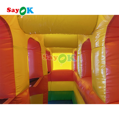 اسلاید بادکنکی در فضای باز اسلاید بادکنکی در PVC اسلاید بادکنکی در فضای باز اسلاید تجاری با استخر برای بچه ها
