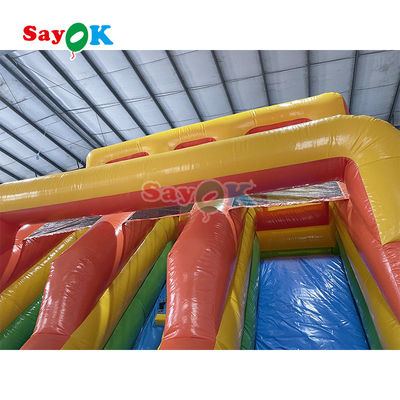 اسلاید بادکنکی در فضای باز اسلاید بادکنکی در PVC اسلاید بادکنکی در فضای باز اسلاید تجاری با استخر برای بچه ها