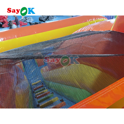 اسلاید بادکنکی در فضای باز اسلاید بادکنکی در PVC اسلاید بادکنکی در فضای باز اسلاید تجاری با استخر برای بچه ها