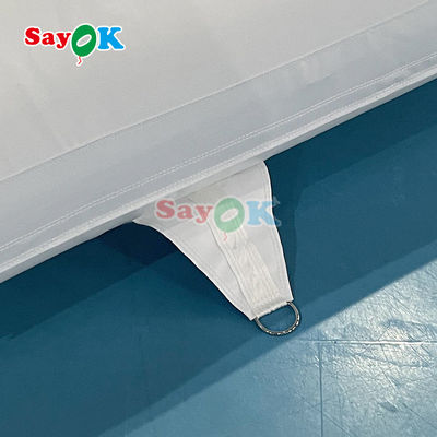 مینی اسپلش پد سفید مدل سفارشی پارک آبی مسابقات مانع پرتابی زمین بازی قلعه اسلاید کامبو