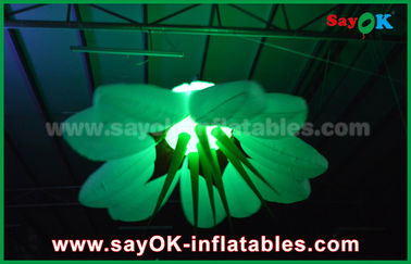 190T نایلون رنگ قابل تعویض دکوراسیون نورپردازی گل برای عروسی