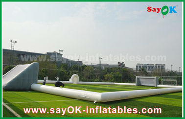 بازی فوتبال بادی غول پیکر زمین فوتبال بادی 10 متری , زمین فوتبال بادی قابل حمل با مواد PVC