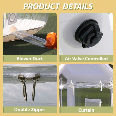 خانه های حباب طلایی سایوک چادر خانه حباب قابل حمل شفاف قابل انفجار برای جشن عروسی