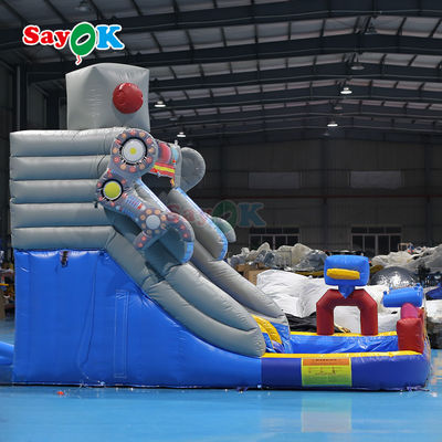 زمین بازی بزرگ در فضای باز بچه ها قلعه پرتابی تم کارتون پریدن پرتابی بچه ها پرتابی قلعه پرتابی با پرتابی