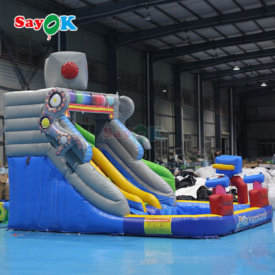 زمین بازی بزرگ در فضای باز بچه ها قلعه پرتابی تم کارتون پریدن پرتابی بچه ها پرتابی قلعه پرتابی با پرتابی