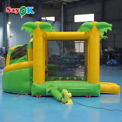 Sayok Commercial Small Inflatable Bounce House Dinosaur Inflatable Bouncer Combo برای بچه ها