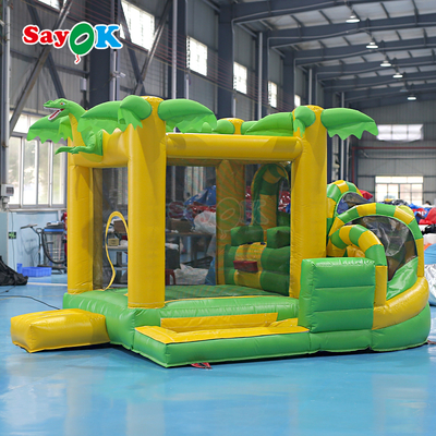 Sayok Commercial Small Inflatable Bounce House Dinosaur Inflatable Bouncer Combo برای بچه ها