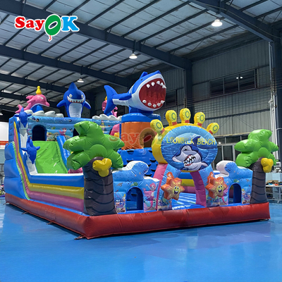 Sayok Giant Seaworld خانه پرتابی پرتابی کمبو کودکان زمین بازی قلعه پرتابی پرتابی با بالا رفتن اسلاید