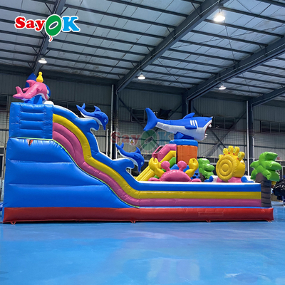Sayok Giant Seaworld خانه پرتابی پرتابی کمبو کودکان زمین بازی قلعه پرتابی پرتابی با بالا رفتن اسلاید