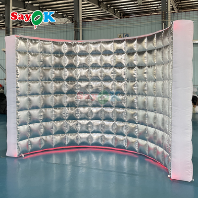 Custom LED Inflatable Photo Booth Wall for Weddings and Events