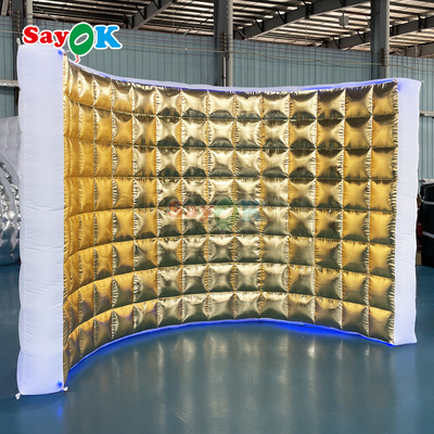 Inflatable Photo Booth Wall with LED for Parties and Events
