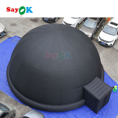 33ft قطر 18.7ft ارتفاع سفارشی inflatable سیارهarium گنبد پروژکتور قابل حمل گنبد برای مدارس و سیاره