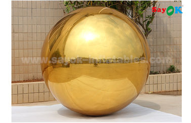 1m PVC طلا تورم آینه توپ برای دکوراسیون داخلی سالن عروسی