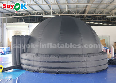 گنبد Planetarium Inflatable با دمای کمتر از 4 میلی متر 100٪ با کفپوش کف PVC برای آموزش مدرسه