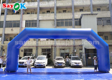طاق بادی 9.14 × 3.65 متری PVC آبی دروازه ای برای تبلیغات در مراسم تمیز کردن آسان