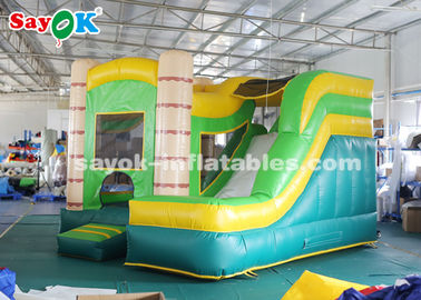 اسلاید پرتابی برای بچه ها 4*3.5*3.5m PVC Tarpauline Bouncer Inflatable Slide With Blower For Entertainment