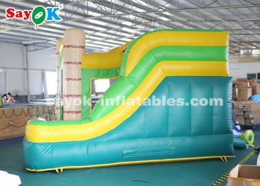 اسلاید پرتابی برای بچه ها 4*3.5*3.5m PVC Tarpauline Bouncer Inflatable Slide With Blower For Entertainment