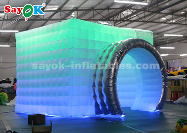 غرفه عکس قابل حمل استودیو عکس بادی غرفه عکس بادی سبک دو نوار LED برای نمایشگاه تجاری