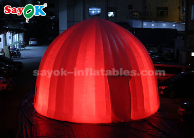 چادر بادی فضای باز 8 متری چراغ LED چادر گنبدی بادی بادی برای رویداد تبلیغاتی