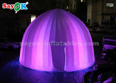 چادر بادی فضای باز 8 متری چراغ LED چادر گنبدی بادی بادی برای رویداد تبلیغاتی