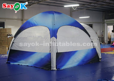 چادر بادی در فضای باز کمپینگ چهار پایه چادر هوای بادی مقاوم در برابر رطوبت مقاوم در برابر اشعه ماوراء بنفش
