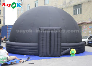 چادر گنبدی پلتاریوم بادی با اندازه 7 متر با رنگ سیاه برای نمایش علوم آموزش بچه