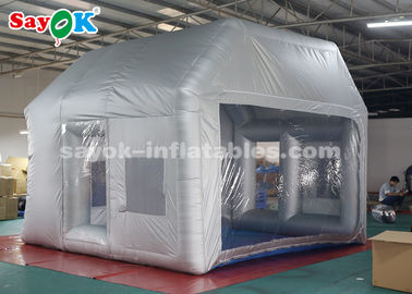 غرفه رنگ بادی نقره ای با سیستم فیلتر / چادر حباب بادی