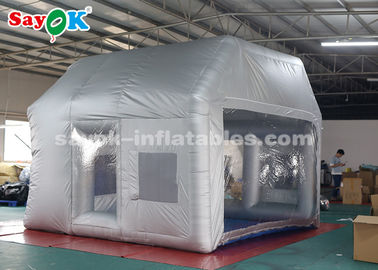 غرفه رنگ بادی نقره ای با سیستم فیلتر / چادر حباب بادی