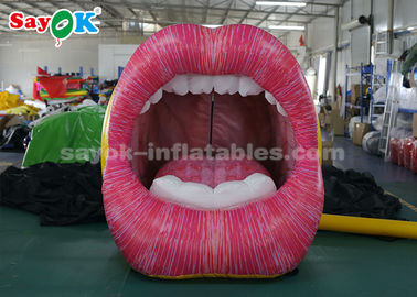 محصولات قابل باد کردن بادی سفارشی ، لب مخصوص دهان با تورم بزرگ برای تبلیغات