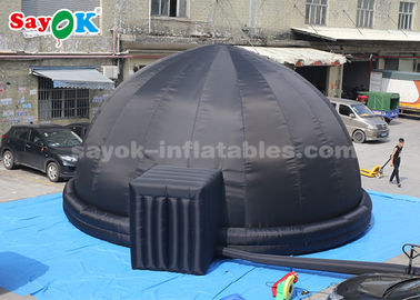 چادر گنبدی پلتاریوم با باد سیاه 8 متری با هواکش و کفپوش PVC