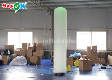 ستون قابل تورم نایلون با پارچه 190T با نورپردازی LED برای دکوراسیون جشنواره