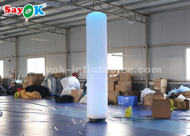 ستون قابل تورم نایلون با پارچه 190T با نورپردازی LED برای دکوراسیون جشنواره