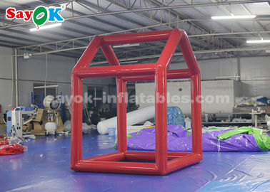 قاب بادی قرمز سفارشی ، قاب غرفه عکس بادی با اندازه PVC 0.6 میلی متر برای تبلیغات