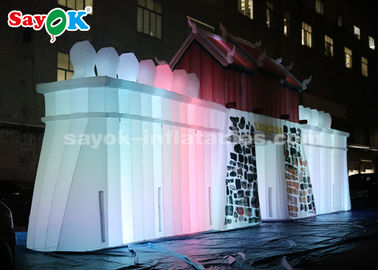 محصولات بادی ROHS سفارشی ، دیوار سنگی بادی تجاری تجاری LED برای نمایش در فضای باز