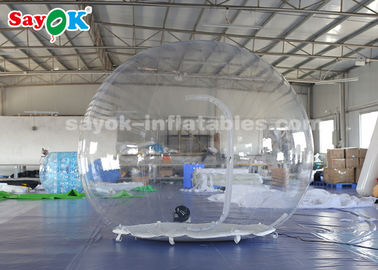 چادر بادی شفاف شفاف 3 متری چادر بادی غیر سمی - مواد PVC بازدارنده 0.6 میلی متری