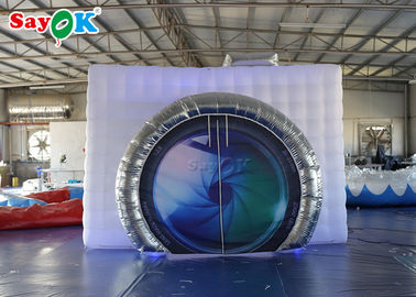 چادر مهمانی بادی به شکل دوربین عکاسی بادی برای نمایشگاه ضد آب