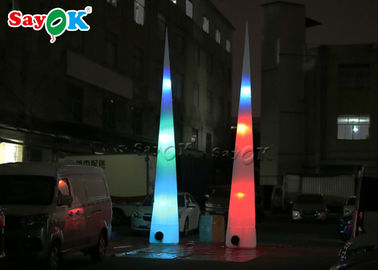 مخروط چراغ تزئینی روشنایی با رنگارنگ مخروط LED با هواکش برای تبلیغات